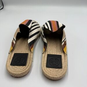 Tory Burch Espadrilles Muliticolor Women's Size 8
